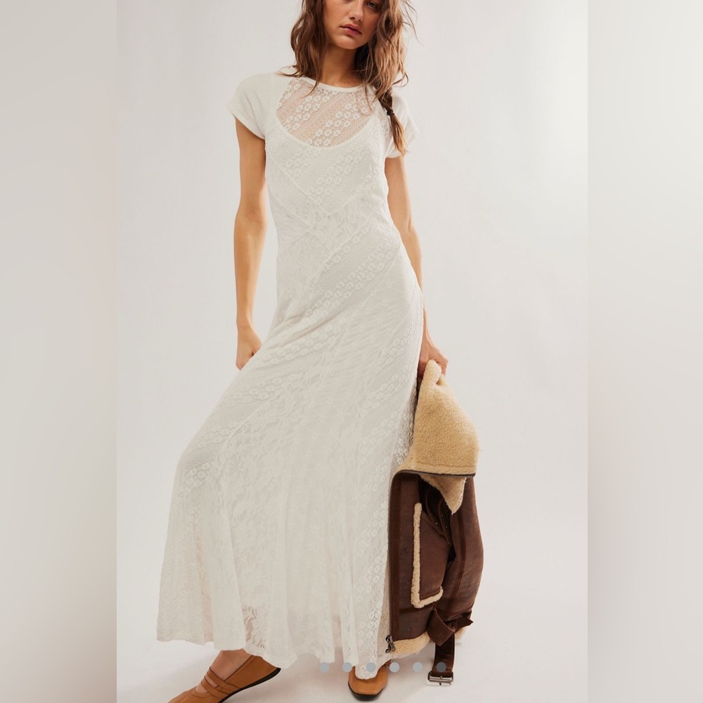 FREE PEOPLE Cypress Lace Maxi Dress NWT - Picture 3 of 10